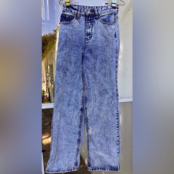 SHEIN - Women's Denium JEANS Sz XS - BLUE ACID WASH - Picture 14 of 14